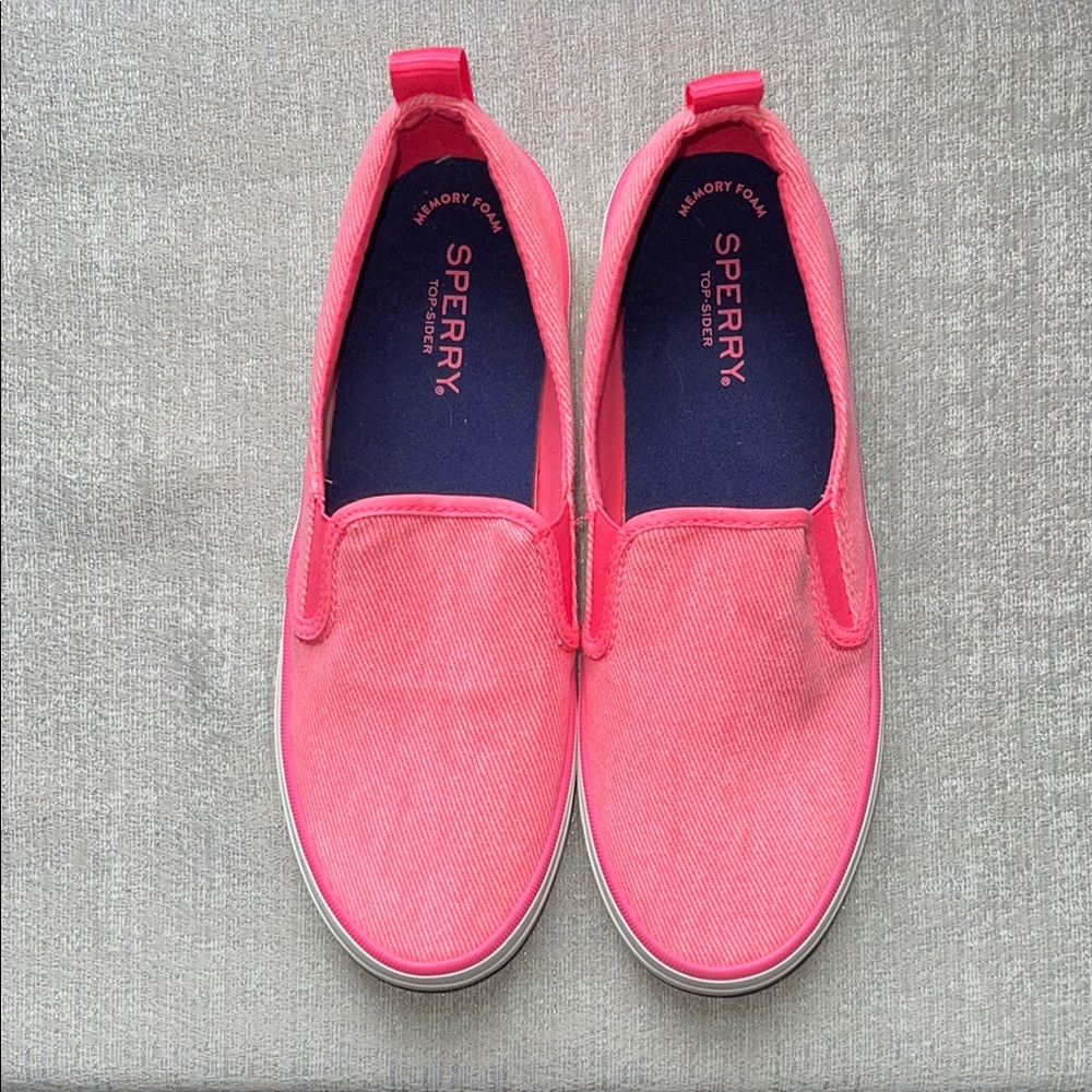 Sperry Hot Pink Slip-On
